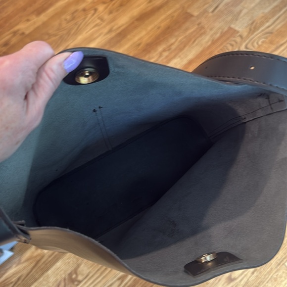 Dark brown shoulder/Crossbody bag - Picture 6 of 7